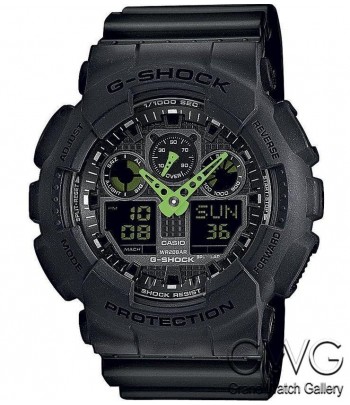 Casio GA-100C-1A3ER мужские кварцевые часы