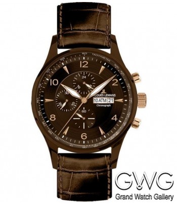 Jacques Lemans 1-1844G мужские кварцевые часы